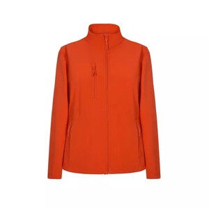 Bunda dámská softshell RICHMOND, červenooranžová 413