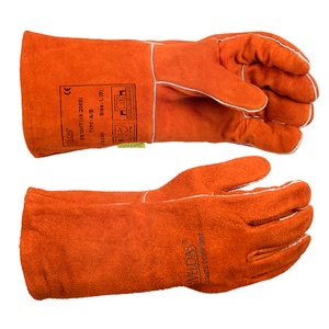 Rukavice svářecí červené WELDAS (S, L, XL)
