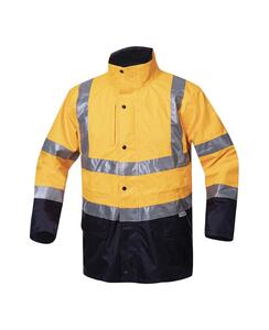 Reflexní bunda 4in1 oranžová + modrá (4XL)