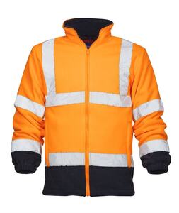 Mikina fleece hi-viz oranžová REF402 (4XL)