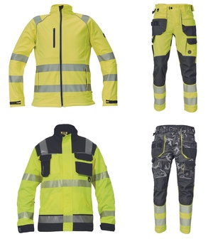 SHELDON výstražné pracovní oděvy