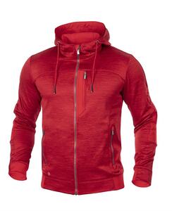 Mikina 3DBreathe melange červená (4XL)