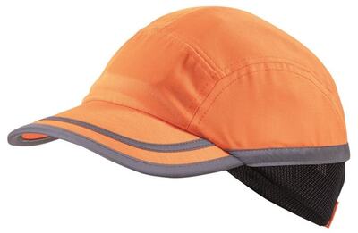 Čepice se skořepinou BRUNO+ Hi-viz oranžová