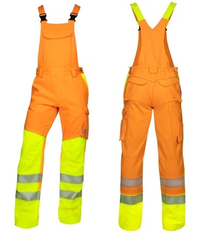 reflexní kalhoty s laclem