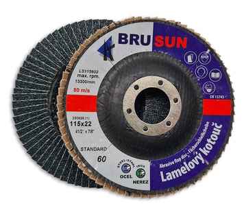 Lamelový talíř 115, 60 BRUSUN STANDARD