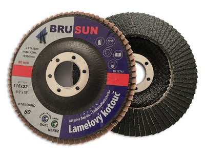 Lamelový talíř 115, 80 BRUSUN STANDARD