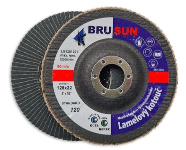 Lamelový talíř 125, 120 BRUSUN STANDARD