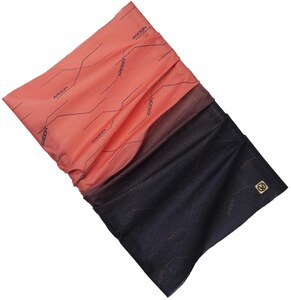 Multifunkční šátek CREATRON černá-oranžová