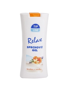 Sprchový gel TIP Line 500ml, broskev a vanilka
