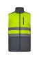 Vesta softshell, šedá/HI-VIS žlutá (S-3XL)
