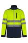 Bunda softshell, navy/HI-VIS žlutá (S-3XL)