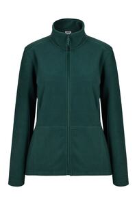Bunda fleece PERTH WOMAN 280, tmavě zelená 617