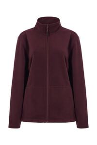 Bunda fleece PERTH WOMAN 280, vínová 403