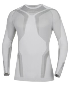 Funkční tričko s dlouhým rukávem ATROCLIM světle šedá
