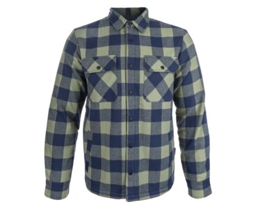 Bunda flanelová PIPPO khaki/blue