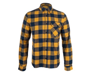 Košile pánská flanelová PIPPO ocher/blue