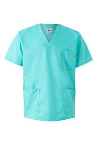 Halena strečová do V, světle tyrkysová 28