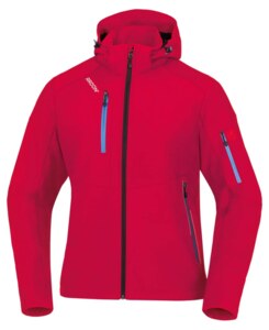 Bunda softshell ULTRITE červená (S-3XL)