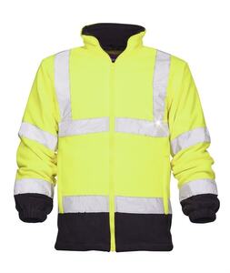 Mikina fleece hi-vis žlutá REF401 (S-3XL)