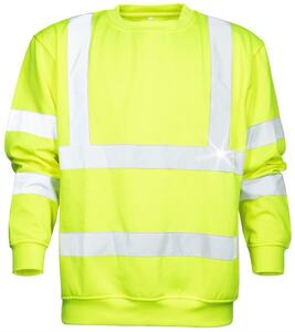 Mikina hi-vis žlutá REF301 (S-3XL)