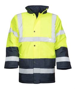 Bunda zimní hi-viz žluto-modrá REF601 (S-3XL)