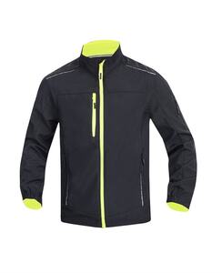Bunda softshell VISION, černo-žlutá (XS-3XL)