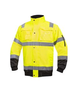 Bunda reflex HOWARD+ žluto-černá