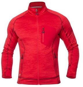 Mikina Breeffidry melange červená