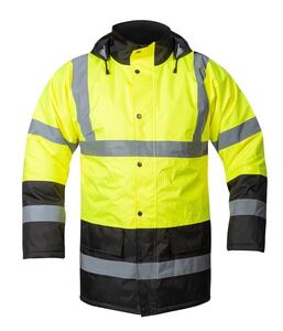 Bunda zimní hi-viz žluto-černá REF603