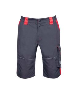 Šortky NEON šedo-červené