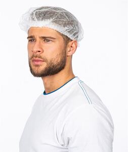 Čepice jednorázová PP clip ULA (100 ks) bílá