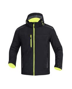 Bunda zimní softshell VISION, černo-žlutá (XS-3XL)