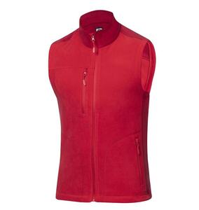 Vesta fleece MARTIN, červená (S - 3XL)