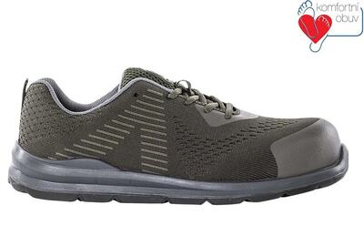 Obuv polobotka FLYTEX O1 khaki