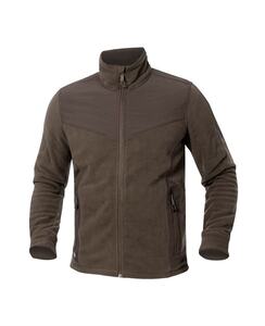 Mikina SOFTFLEECE COMBO hnědá (4XL)