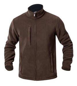Pánská mikina fleece POLAR 450 hnědá (S-3XL)