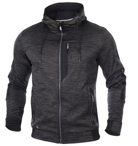 Mikina 3DBreathe melange šedo-černá (5XL)