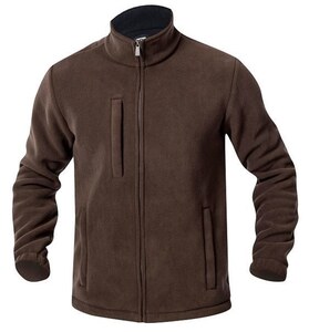 Pánská mikina fleece POLAR 450 hnědá (4XL)