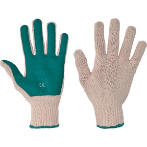 Rukavice povrstvené SCOTER (7) zelené