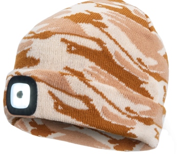 Čepice zimní s led lampou DEEL