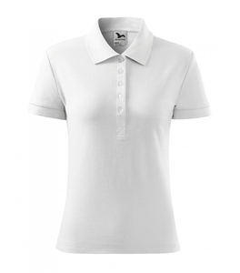 Polokošile dámská COTTON HEAVY (XS-2XL) bílá