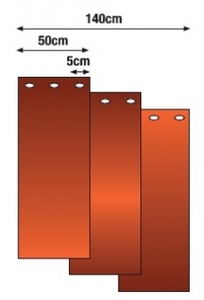 Zástěna pásková 1,8 x 1,4 m ESAB