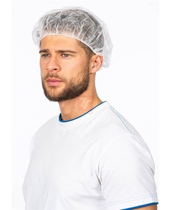 Jednorázová PP čepice INA do 53cm (100 ks) bílá