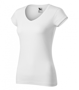 Tričko dámské FIT V-NECK bílé