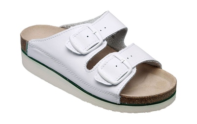 Pantofel dámský bílý